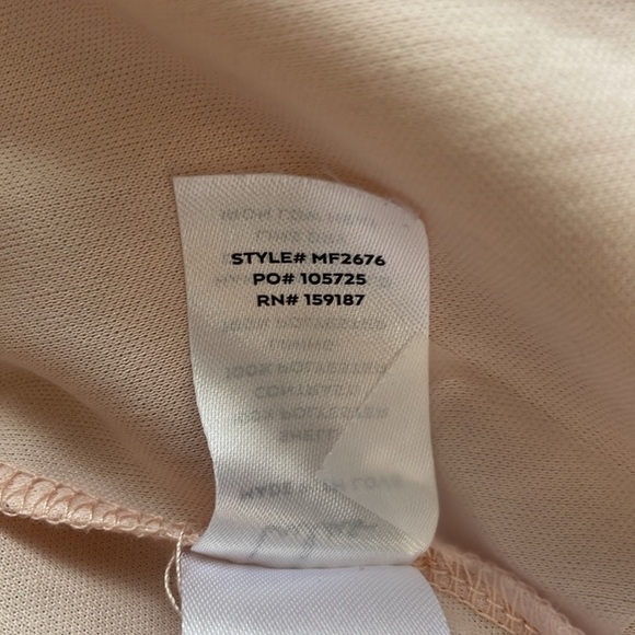 Lulu’s Blush Pink with Gold Dots Tiered Sleeveless Tulle Mini Dress. Size Small - Picture 11 of 12